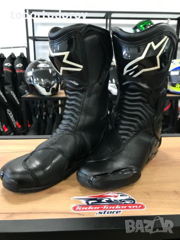 Мото Ботуши ALPINESTARS SMX-6 V2,42,протектори,става,като нови, снимка 1 - Аксесоари и консумативи - 46010277