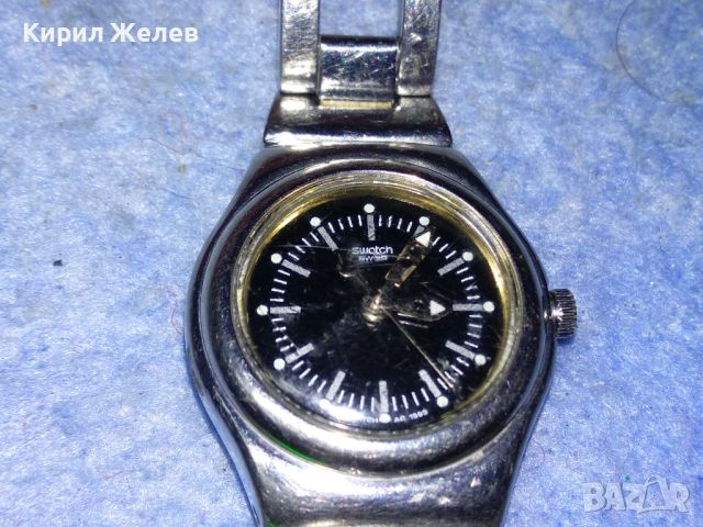 SWATCH IRONY SWISS MADE ОРИГИНАЛЕН ШВЕЙЦАРСКИ КВАРЦОВ ЧАСОВНИК с КРАСИВА ВЕРИЖКА СУОЧ 32554, снимка 9 - Дамски - 45101477