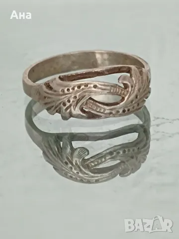 Красив сребърен пръстен , снимка 1