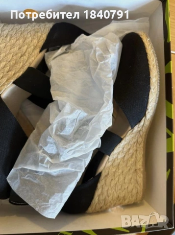 Черни сандали на платформа - Jones the Bootmaker - №40, снимка 2 - Сандали - 53452865