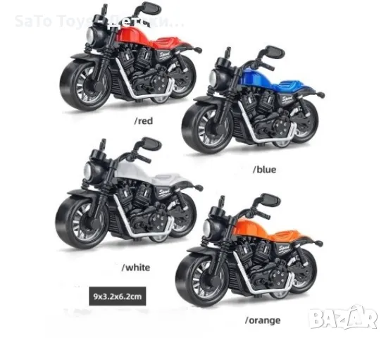 Детска играчка, Пластмасово цветно моторче - TOYCAR38 , снимка 9 - Коли, камиони, мотори, писти - 50439771