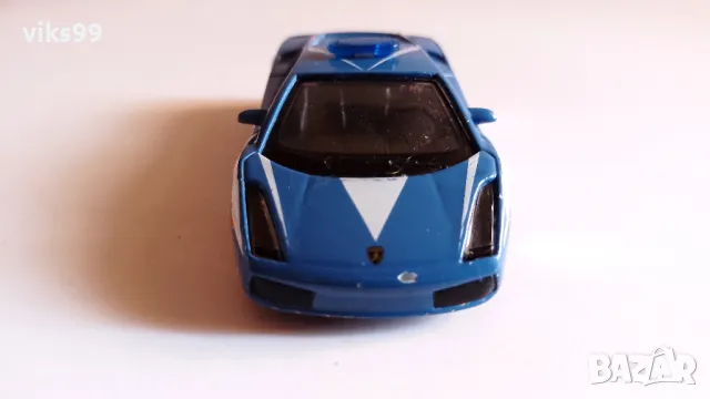 Bburago Lamborghini Gallardo Polizia - Мащаб 1:43, снимка 7 - Колекции - 48168877