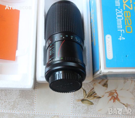 Обектив Tokina SZ 820 80-200mm F/4 за Canon FD , снимка 4 - Обективи и филтри - 45263423