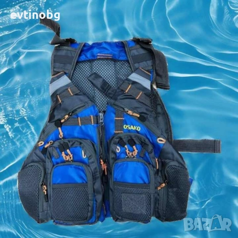 Риболовен плуващ елек за рибари, снимка 4 - Екипировка - 53904170