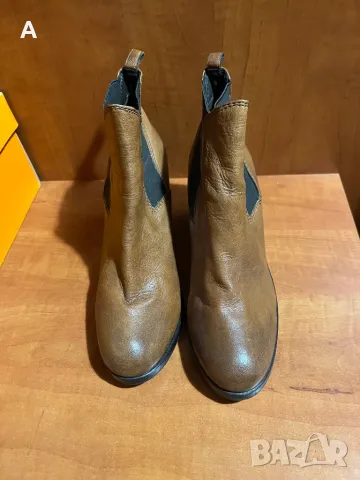 Дамски боти естествена кожа, снимка 1