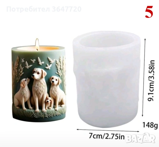 Неизползвани силиконови форми/ молдове, снимка 5 - Други - 53467517