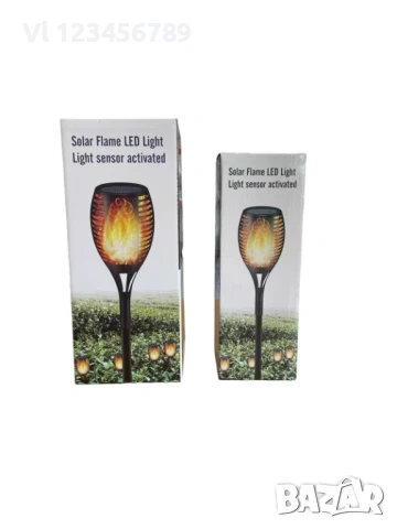 Соларна лампа тип "факла" , снимка 2 - Соларни лампи - 53863219