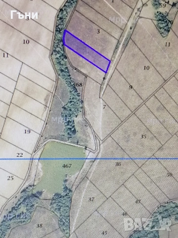 земя нива 10 дка, снимка 2 - Земеделска земя - 53624270
