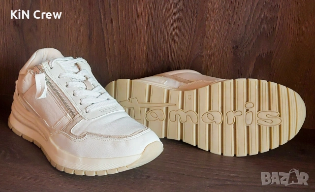 Tamaris Дамски Обувки от естествена кожа - Номер 41 , снимка 5 - Дамски ежедневни обувки - 53967692