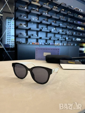 очила с черен обикновен калъф и ув защита gucci, снимка 3 - Слънчеви и диоптрични очила - 50741444