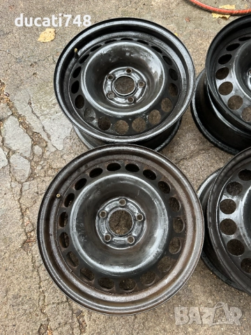 4бр. железни джанти 16" 5x112, 66.5 - Audi, VW Group, снимка 3 - Гуми и джанти - 51986787