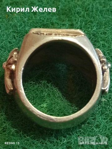 Католически Епископски пръстен сребърен уникат за КОЛЕКЦИОНЕРИ 50751, снимка 7 - Пръстени - 53412295