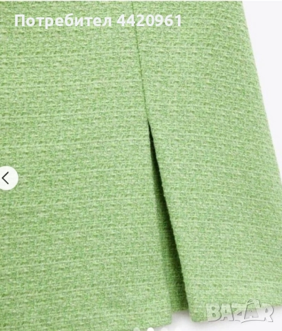 Мини пола от букле на Зара, снимка 3 - Поли - 52443381