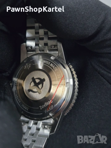 Продавам Луксозен часовник Zodiac Sea Wolf – Чисто нов!, снимка 4 - Мъжки - 54000175