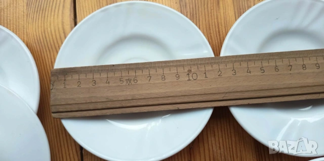 Чинийки френски аркопал, диаметър 11,5 см, снимка 5 - Чинии - 53292558