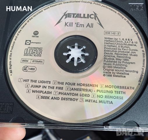 METALLICA , снимка 3 - CD дискове - 45794447