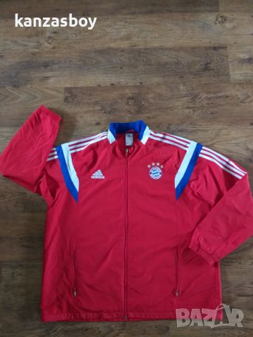 ADIDAS BAYERN MÜNICH 2014 2015 HOME FOOTBALL JACKET - футболно горнище 2ХЛ КАТО НОВО, снимка 6 - Спортни дрехи, екипи - 45407319