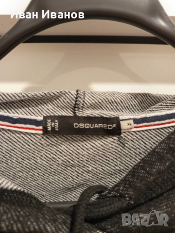 Оригинална фланелка с качулка Dsquared2, снимка 3 - Блузи - 51873471
