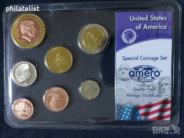 Пробен сет - САЩ 2011 , 7 монети , снимка 1 - Нумизматика и бонистика - 45210300