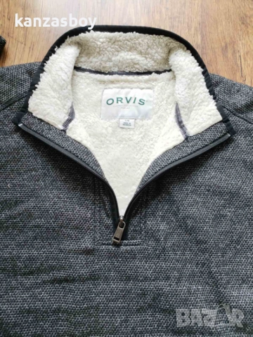 orvis - ДЕБЕЛО мъжко горнище КАТО НОВО L, снимка 2 - Блузи - 52654423