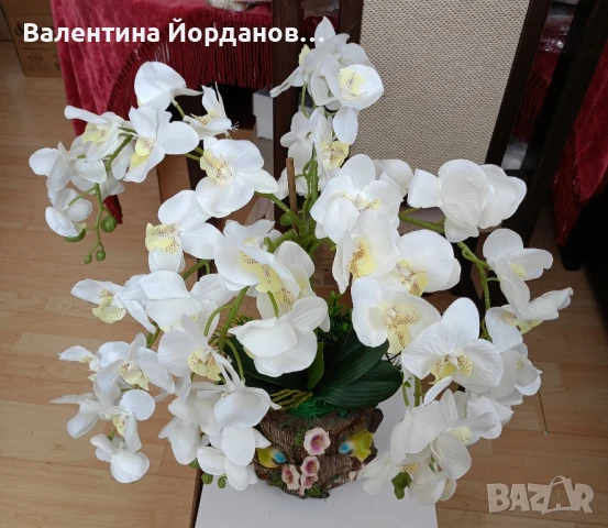 реалистични изкуствени орхидеи , снимка 6 - Изкуствени цветя - 50548080