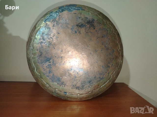 Старо малко котле, бакърче, меден съд,менец,менче, снимка 7 - Антикварни и старинни предмети - 51092660