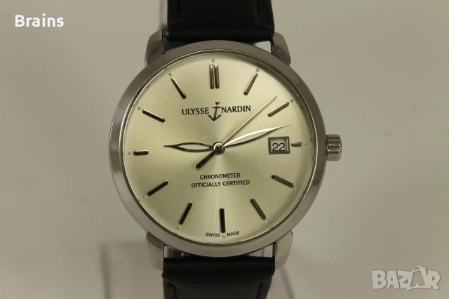 ULYSSE NARDIN 1 Мъжки Стоманен Часовник, снимка 4 - Мъжки - 51711502