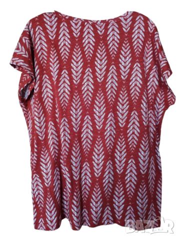 Дамска тениска с флорални елементи LC Waikiki, 100% памук, XXL, снимка 2 - Тениски - 45682344