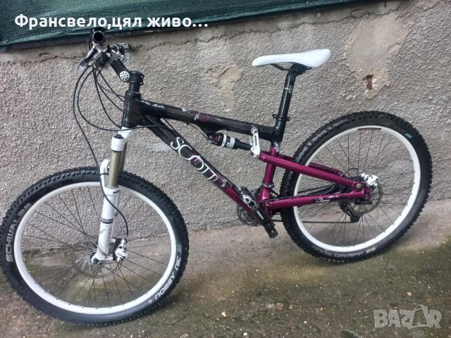 26 цола карбон велосипед колело размер м, снимка 1 - Велосипеди - 45806116