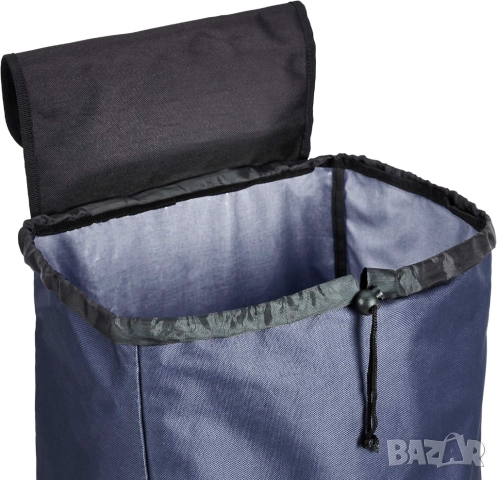 Пазарска Количка Amazon Basics B07VVPYTL1 – Лека, Сгъваема, Здрава, Синя!, снимка 4 - Други стоки за дома - 52654316