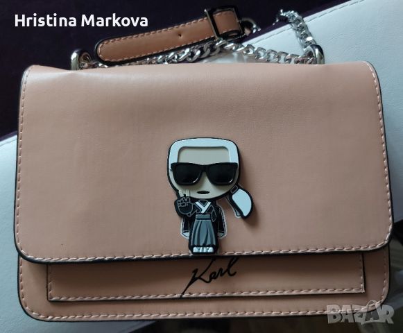 Малка чанта Karl Lagerfeld , снимка 3 - Чанти - 45672496