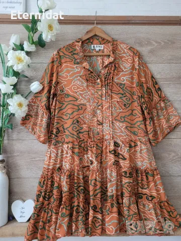 Рокля коприна , снимка 3 - Рокли - 50029008