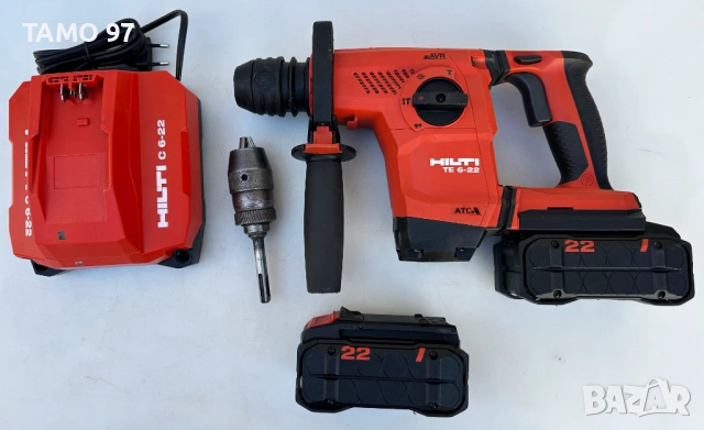 Hilti TE 6-22 Nuron - Безчетков перфоратор 2024г като нов!, снимка 3 - Перфоратори - 53026328