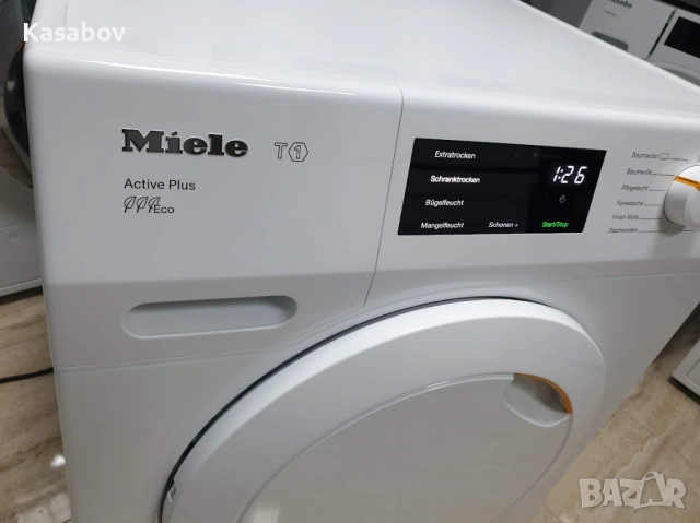 Сушилня Miele T1 - Термопомпа - Подсветка -12м Гаранция Миеле, снимка 2 - Сушилни - 54103766