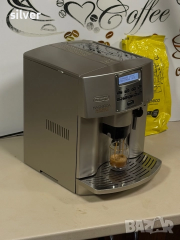 Кафемашина кафе автомат delonghi automatic с гаранция, снимка 3 - Кафемашини - 52488471