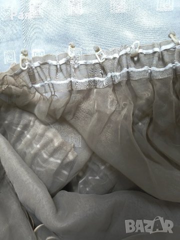 Тънко перде / завеса органза 3 броя , снимка 11 - Пердета и завеси - 51027192
