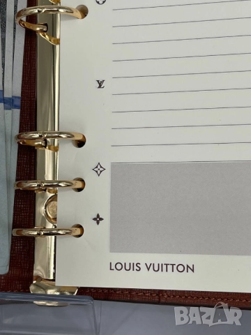 визитник и тефтер в кутия от естествена кожа louis vuitton, снимка 7 - Чанти - 51454864