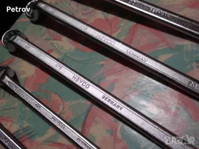 HEYCO No.475 - MADE IN GERMANY - ORIGINAL HEYCO - ЧИСТО НОВ PROFI Комплект 10 броя Звездогаечен Ключ, снимка 6 - Ключове - 52241207