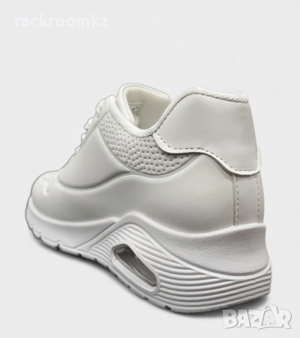 Разпродажба! Дамски маратонки на платформа W210117 white, снимка 3 - Маратонки - 53708647