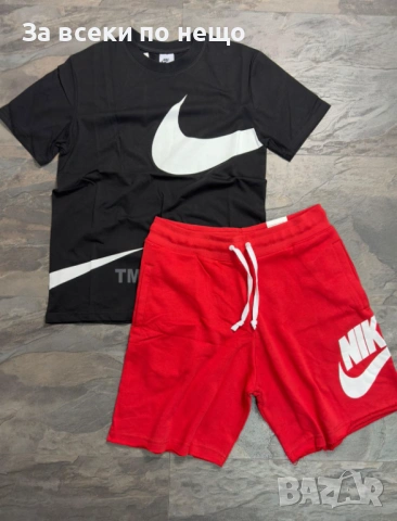 Nike Мъжки Летен Екип Тениска И Къси Панталонки👕🩳Мъжки Къс Комплект Найк - 6 Цвята Код NGHSP84, снимка 4 - Спортни дрехи, екипи - 53924519