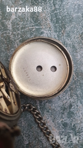 Стар джобен часовник с ключ, снимка 9 - Джобни - 52383750