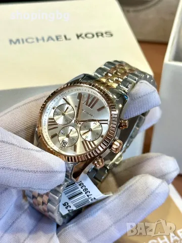 Дамски часовник Часовник Michael Kors MK5735 Lexington Chronograph, снимка 3 - Дамски - 47257311