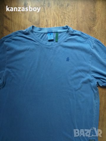 G-STAR LASH R TEE - страхотна мъжка тениска Л, снимка 3 - Тениски - 45456032