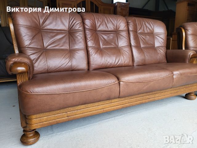 Комплект диван и кресло, снимка 4 - Дивани и мека мебел - 45529151