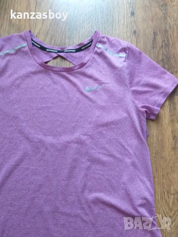 Nike W NK BRTHE TOP SS - страхотен дамски потник С, снимка 2 - Тениски - 46292031