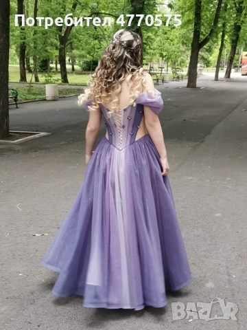 Бутикова бална рокля на дизайнерката Боряна Горанова, снимка 2 - Рокли - 53896530