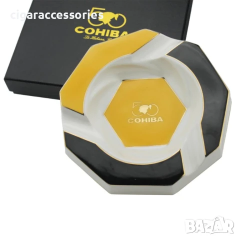 Керамичен пепелник COHIBA – за 3 пури