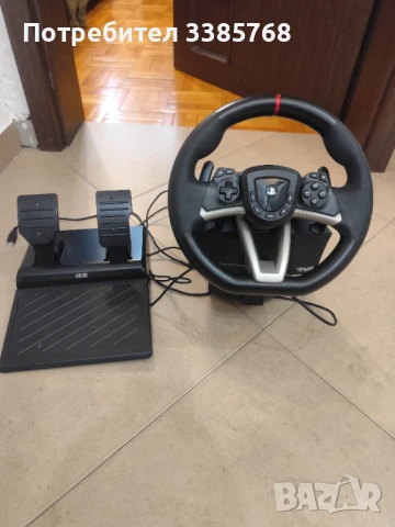 Волан с педели за playstation 5 и за компютър в гаранция , снимка 5 - Аксесоари - 51197649