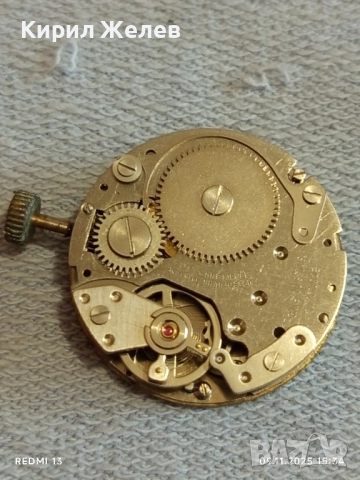 Механичен часовник CONTINENTAL ANTI-MAGNETIC SWISS MADE работи с позлата 51503, снимка 8 - Антикварни и старинни предмети - 52351736