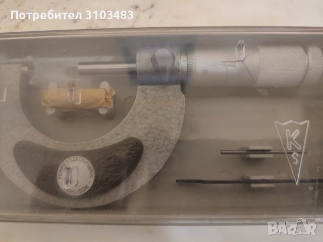 Микрометър Нов, снимка 5 - Стругове - 50476578